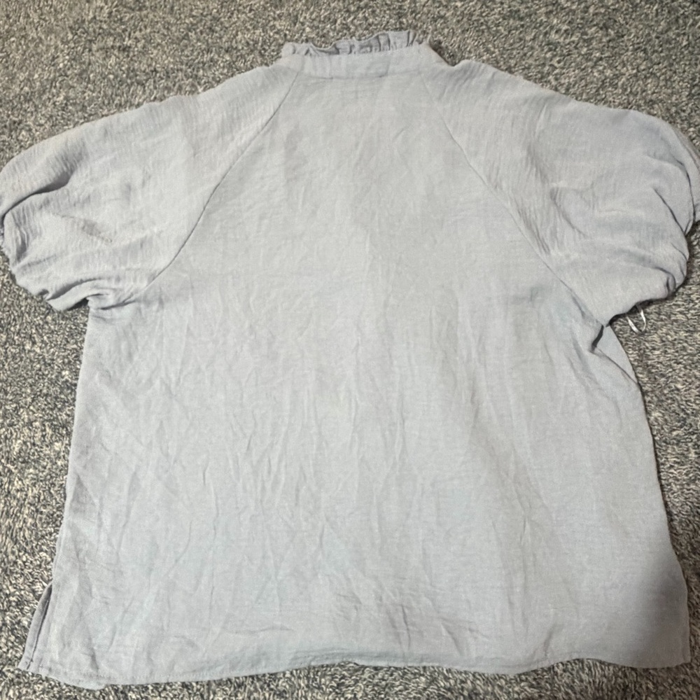 CeCe Light Blue Women's Blouse - Picture 6 of 9